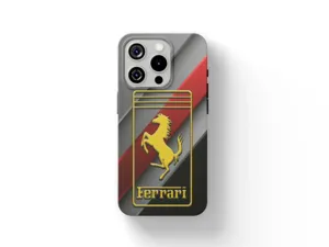Ferrari Custodia Silicone Smartphone Look Sportivo